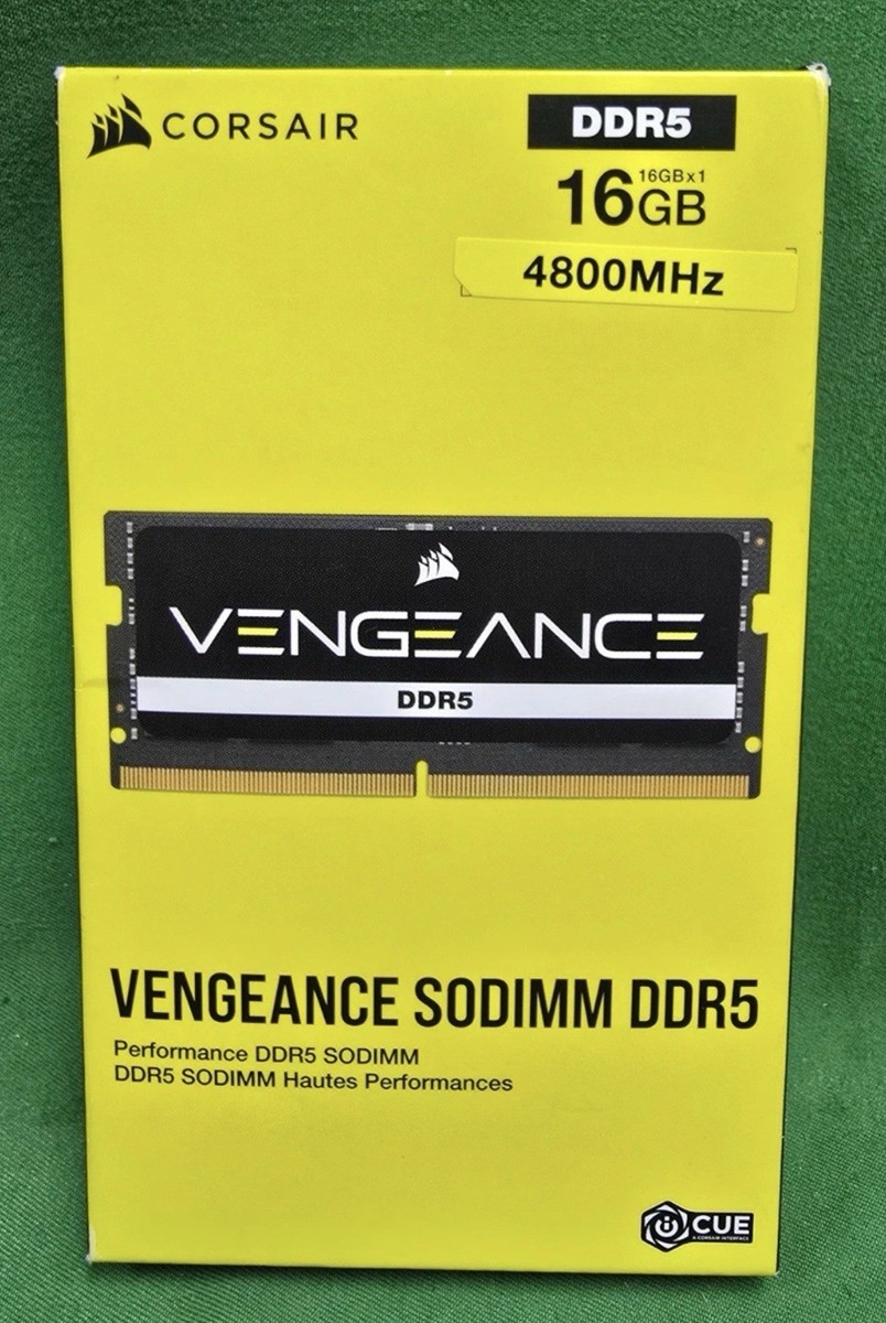 Corsair Vengeance SO-DIMM DDR5 16GB 4800MHz Laptop Memory Module