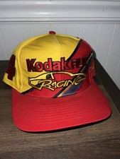 VINTAGE 1990's STERLING MARLIN KODAK FILM NASCAR RACING SNAPBACK HAT