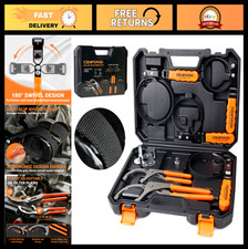 8PC Universal Oil Filter Wrench Set, Adjustable Pliers & 3-Jaw Removal Tool, 2-5