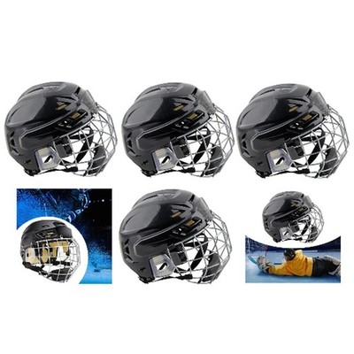 Eishockey Player Helm mit Facemask Training Ice Speed   Skate Helm