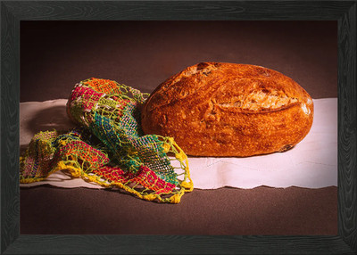 Pop Bread gerahmtes Wandbild Poster Leinwanddruck Bild