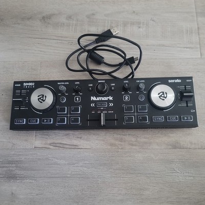 Numark DJ2GO2 Touch Pocket DJ Controller for Serato with Power Cable - TESTED