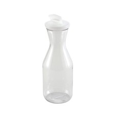 Winco PDT10 1 Liter Poly Decanter with Lid