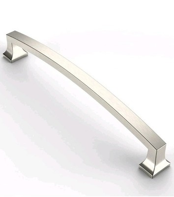 Asidrama 10pk 6.3''(160mm) Hole Centers Brushed Satin Nickel Cabinet Pulls Handle