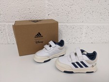 Adidas Disney Tensaur Sports Trainers Mickey Mouse White Blue Kids Baby UK 5.5 K