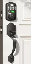 Smart Keyless Door Lock - Fingerprint Passcode Entry for Home Security