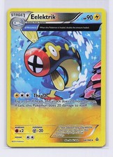 EELEKTRIK 64/160 RARE PRIMAL CLASH POKEMON REVERSE HOLO LP