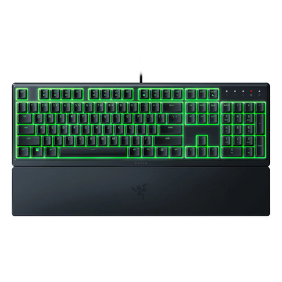 Gaming Keyboard V3 X Full-Size Wired Membrane PC Chroma RGB Wrist Rest Black