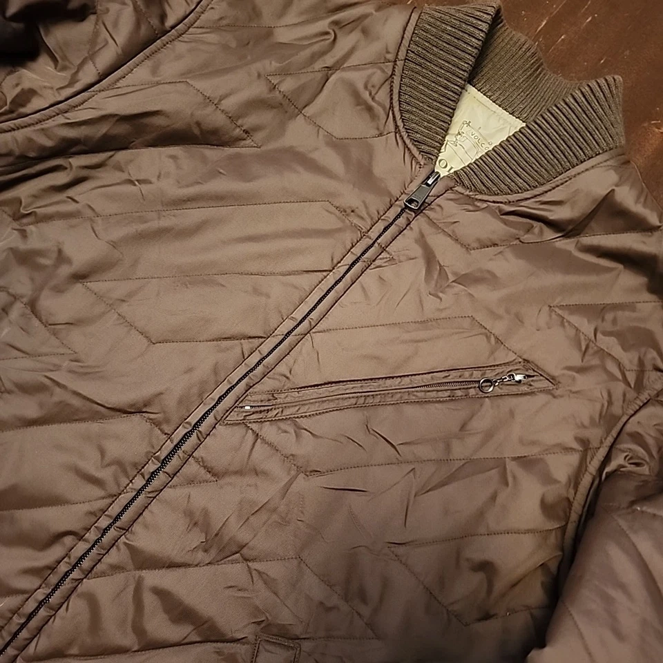 Volcom Workwear Collectable “AUTOMATOR” Brown Full Zip Jacket - Size Small - Image 2 of 4