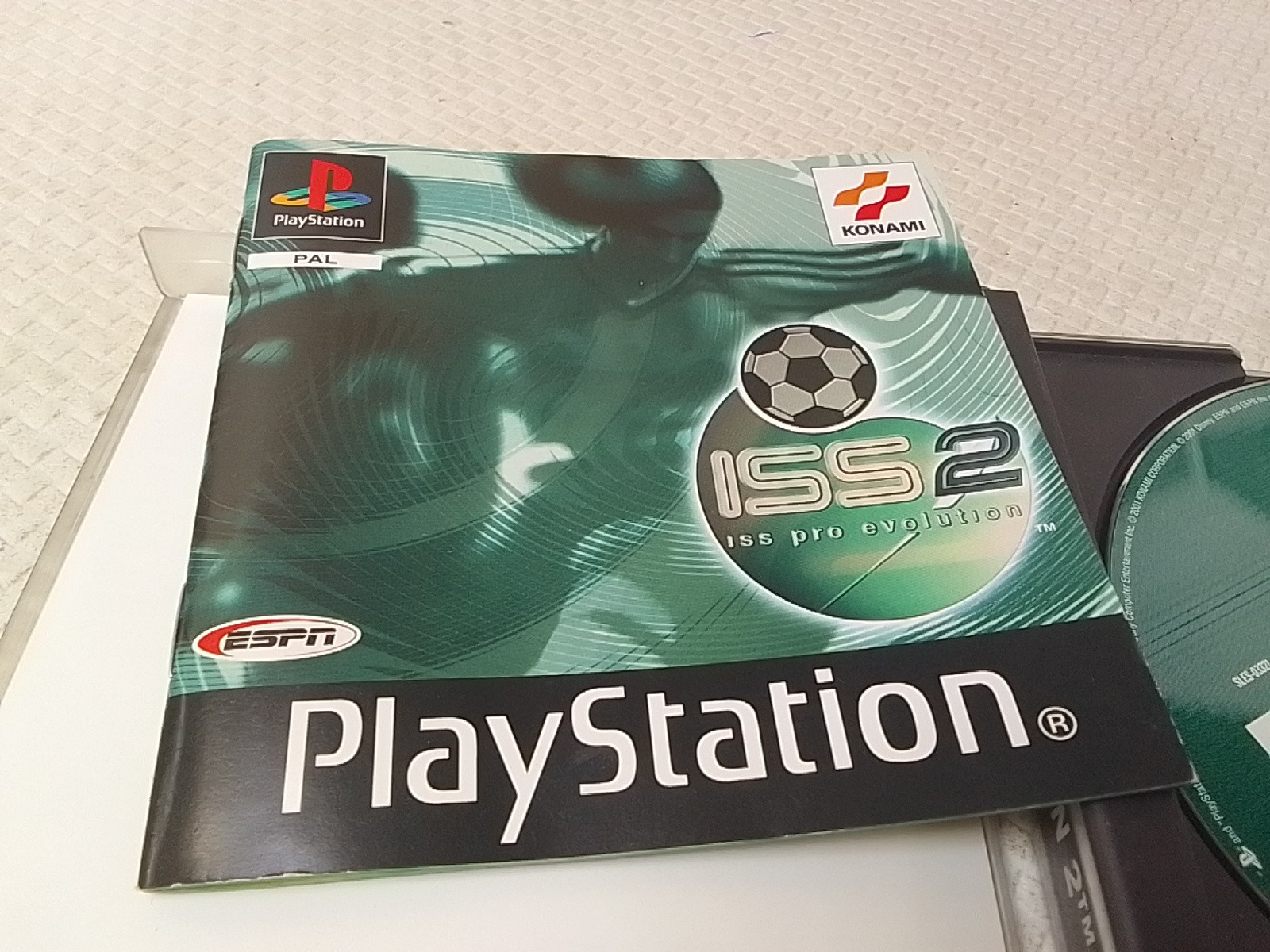 ✅ISS 2 Ps1 International Superstar Soccer Pro Evolution Jeu Playstation 1 FR CIB