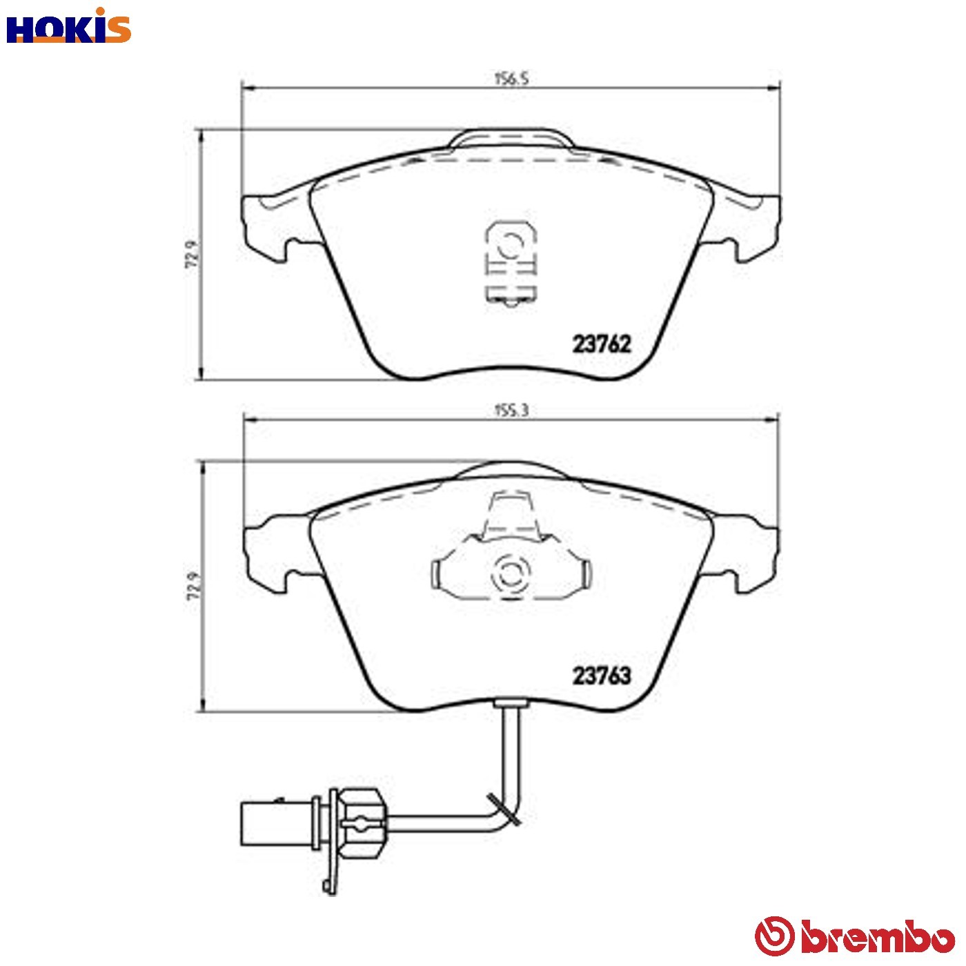 BRAKE PAD SET DISC BRAKE P 85 056 FOR AUDI A6/S6 ALLROAD BCZ/BDG/BFC/AYM 2.5L A6