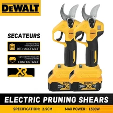 DEWALT 18V Cordless Brushless Pruning Shears | Electric Tree Branch Scissors