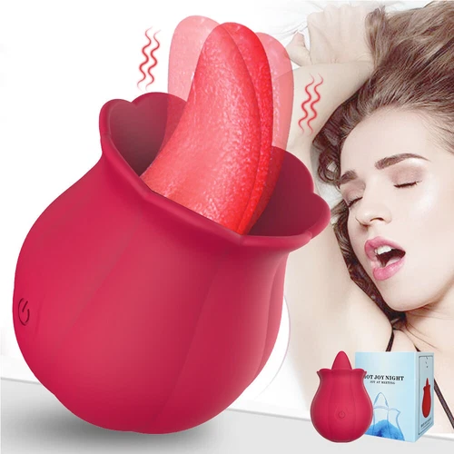 Silikon-Vibrator-Lecken-Sauger-Frauen-Massagegerät-10 Vibrationen USB Wiederaufladbar - Bild 2 von 21