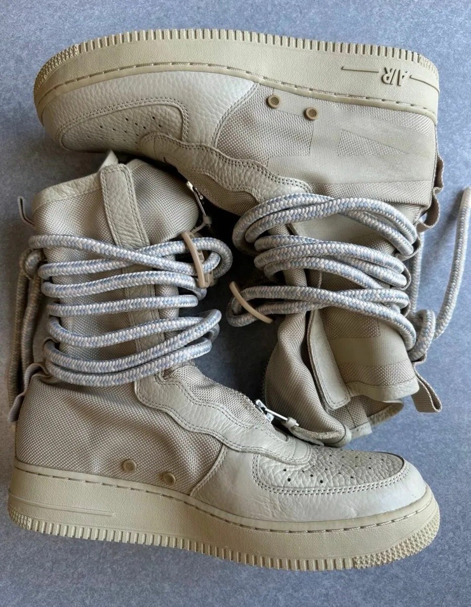 Size 9.5 - Nike SF Air Force 1 High Rattan AA1128-200 Authentic 