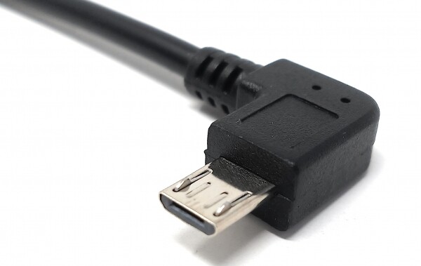 Cavo USB 2.0 30 cm Mini B femmina a tipo A maschio adattatore nero