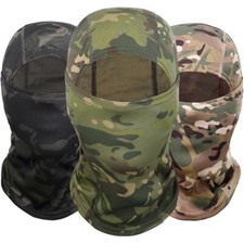 Tactical Camo Balaclava UV Protection Face Mask Wargame Military Hunting Cover