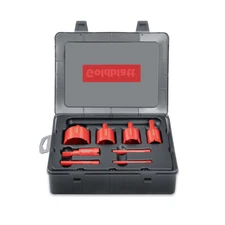 Goldblatt 8PC Diamond Hole Saw Drill Bit Concrete Ceramic Tile Hole Maker Cutter