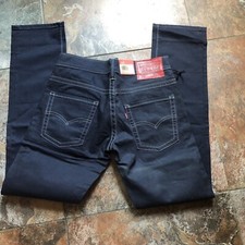 LEVI S 510 VINTAGE MEN S SLIM FIT BLUE JEANS SIZE 31W 32L BLUE WHITE STITCHING