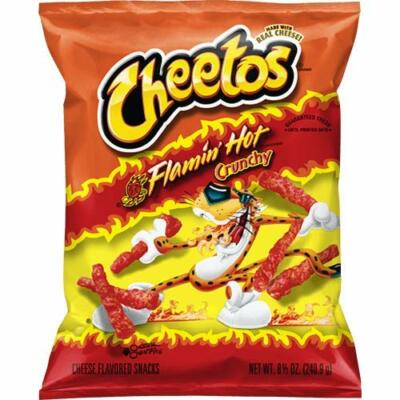 CHEETOS Crunchy FLAMIN' HOT 2.75 ounce (Pack of 32)