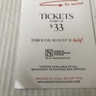 The Devil Wears Prada The Musical Broadway In Chicago 2022 Elton John Rare Flyer — photo 2