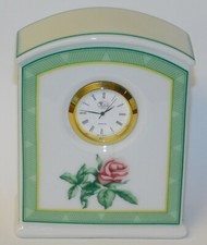 Dekorative Tischuhr Hutschenreuther Medley Parklane Porzellanuhr Uhr