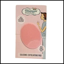 2 x The Vintage Cosmetic Company Silicone Exfoliating Pad with Handy Suction Pad