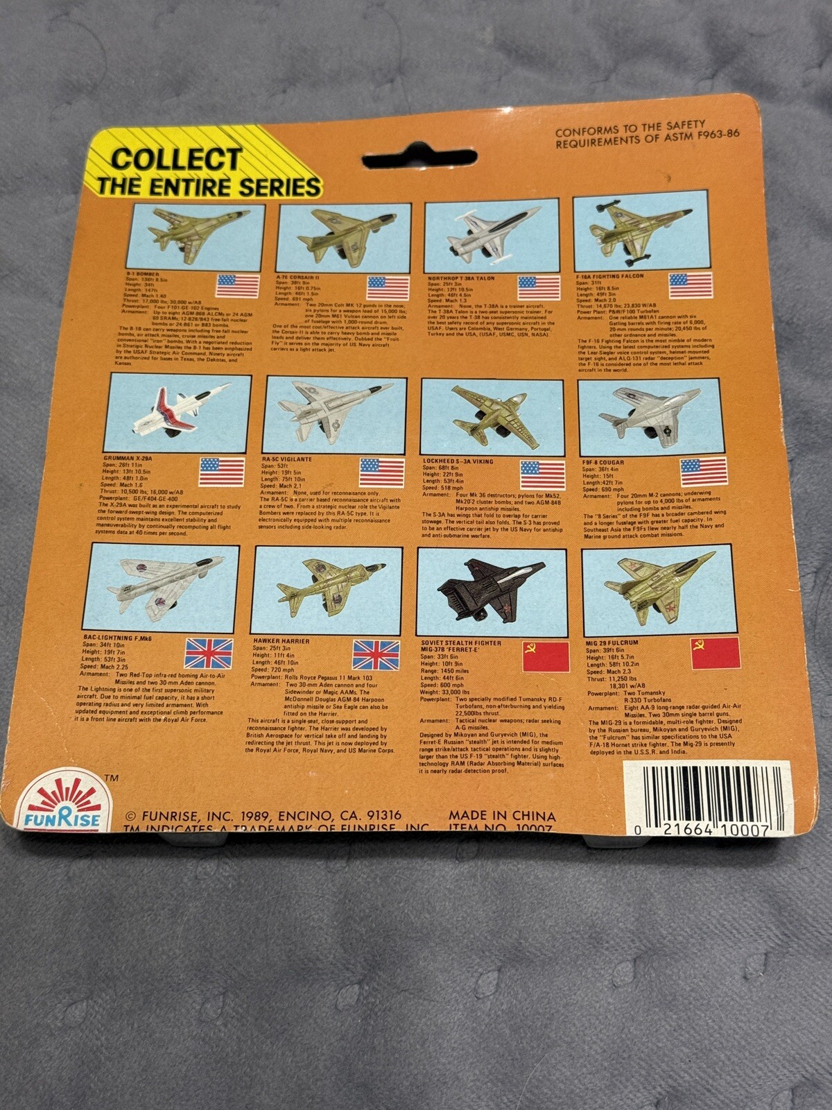 Vintage Micro Machines Military Jet Planes 5pack, 1989 eBay
