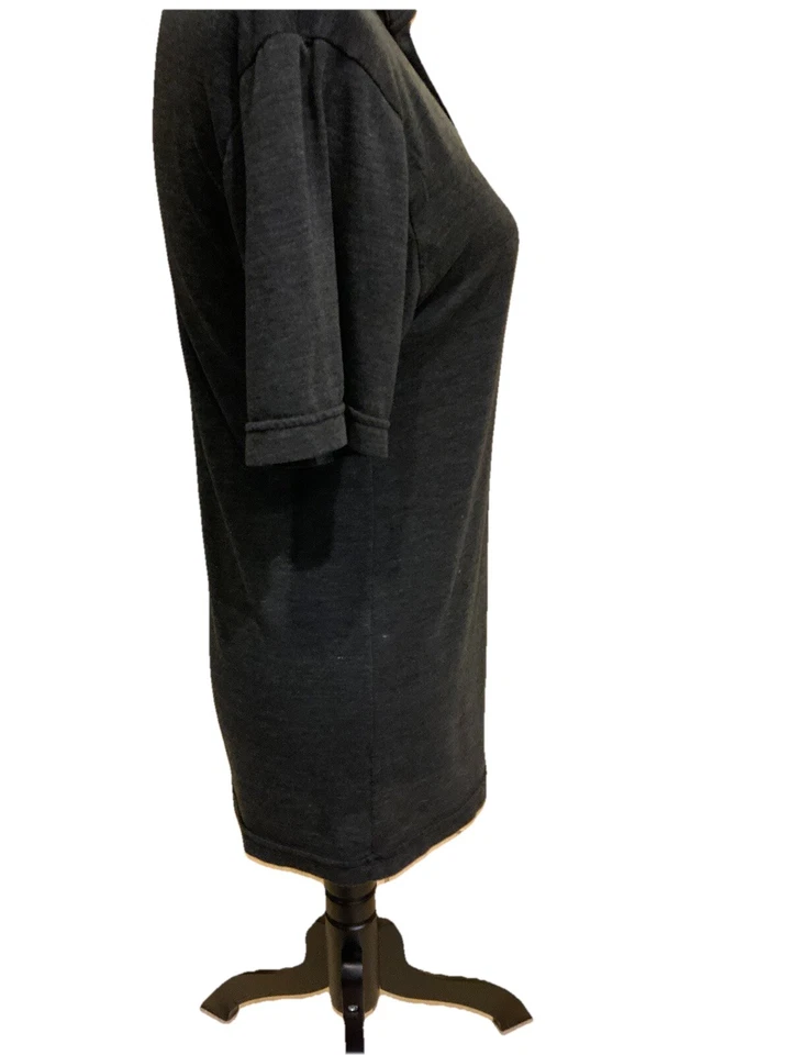 Camiseta lisa de manga corta American Apparel para mujer S gris jaspeado nueva sin etiquetas Foto 4 de 4