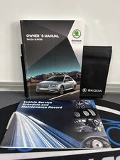 SKODA SUPERB OWNERS PACK / HANDBOOK / MANUAL & WALLET 2019~2023 (2021)