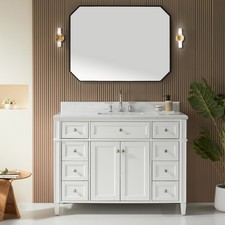 48 Freestanding Single Sink Bathroom Vanity w...