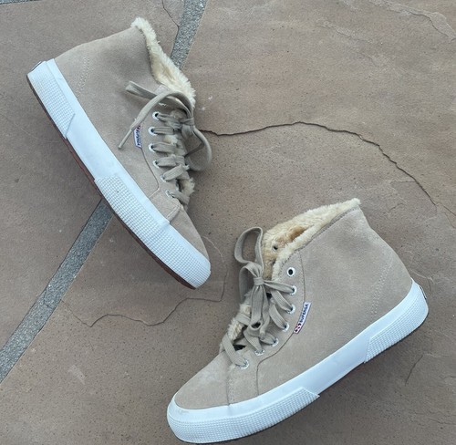 superga fuzzy sneakers