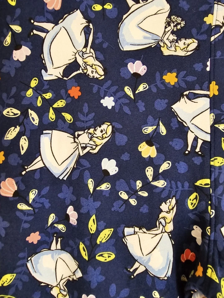 Pantalones Legging LuLaRoe Mujer Disney Talla TC2 Plus Multicolor Cenicienta Gamuza Foto 4 de 4