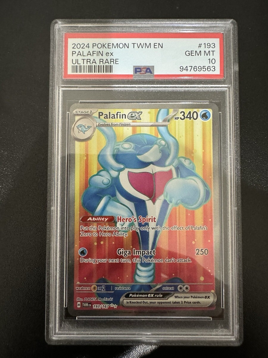 Pokemon TCG Palafin Ex Twilight Mascaraed 193/167 English Full Art