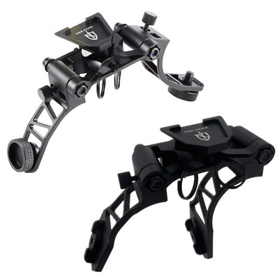 Metal PVS28 NVG Mount Dovetail J arm Bracket Binocular Bridge for Dual PVS14