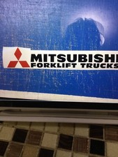 2-mitsubishi Forklift Truck Decal Sticker 18 Inches
