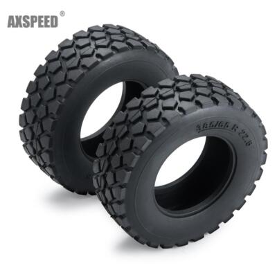 4 Stück 30mm Gummireifen Radreifen für Tamiya 1:14 RC Trailer Tractor mit Schaum