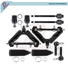 For 2000-2004 Dodge Dakota 4WD 10Pcs control arm ball joint tie rod end Steering