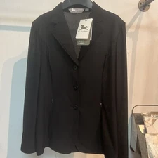 R.J. Classics Harmony Ladies Show Coat - Black 4R Ladies