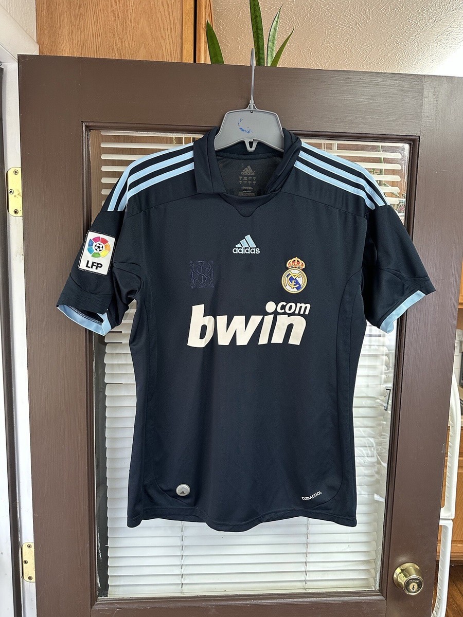 RARE Real Madrid #9 Cristiano Ronaldo adidas 2009-10 Away Soccer 