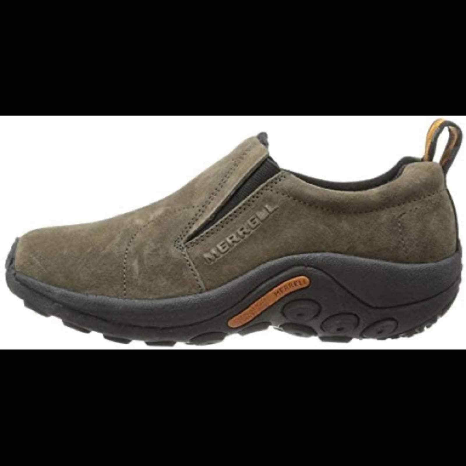 Merrell donna pelle Jungle Moc slip on gunsmoke 1425352 donna taglia 7 5