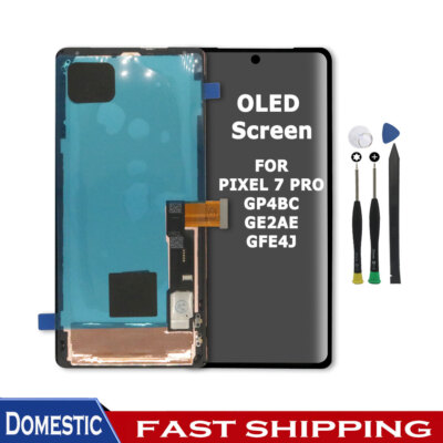For Google Pixel 7 Pro GFE4J GP4BC GE2AE LCD Touch Screen Assembly + Bezel