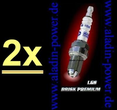 2x BRISK Zündkerzen Premium Tuning DOR14LGS