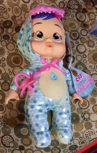 Cry Babies kleine Kuscheltiere Mia Dino 9 Zoll Puppe schreit echte Tränen