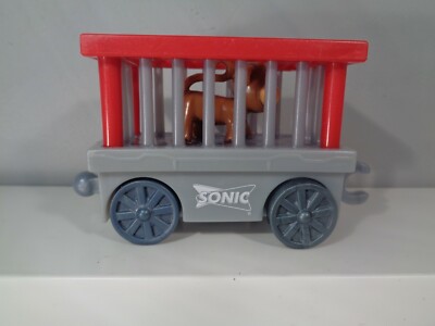 SONIC 2009 PLASTIC MONKEY CIRCUS TRAIN CAR FIGURE (MD366) 