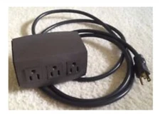 Steelcase Relocatable Power Tap 3 Outlet 8ft Cord 120V 60Hz 15A