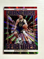 2023-24 Donruss Franchise Features Stephen Curry #21 Red & Green Laser Holo /75