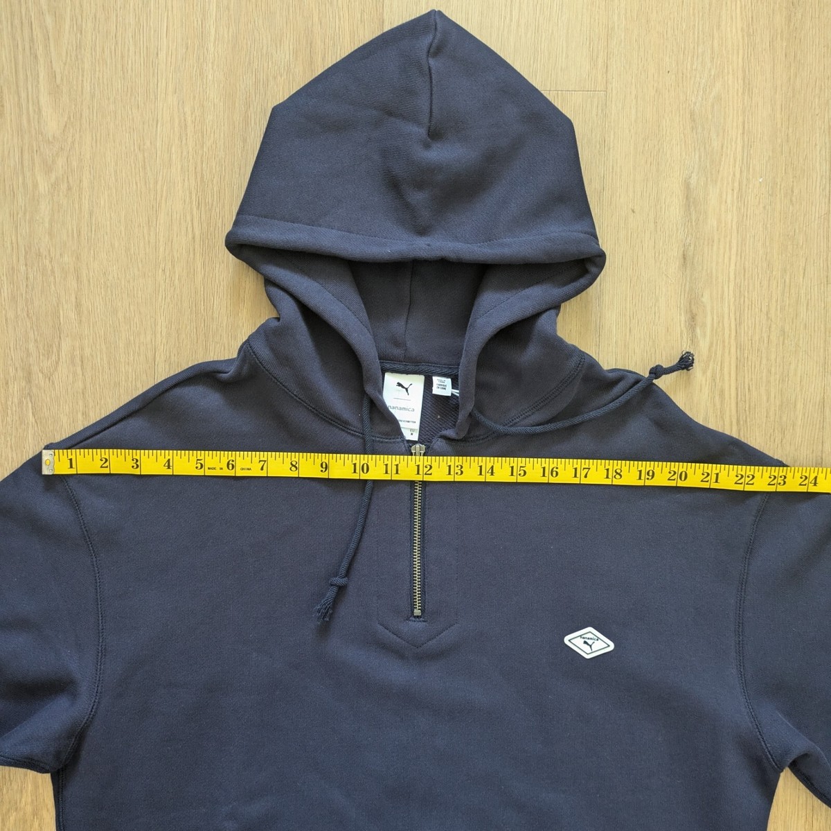 ミナミ Puma x Nanamica Hoodie Men's Size Medium Cotton Quarter zip