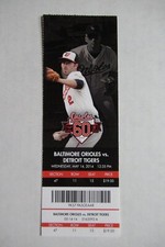 BALTIMORE ORIOLES VS DETROIT TIGERS 5/14/2014 FULL TICKET ~ J.J. HARDY