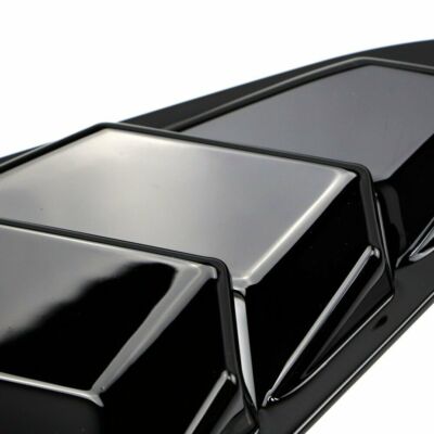 Matte Black Quarter Window Side Vent Louver Cover For Honda Civic Sedan 2016-20