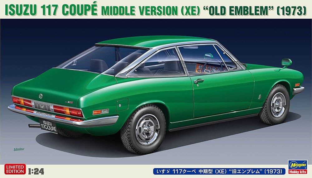 Hasegawa 20674 1/24 Isuzu 117 Coupe Mid Version (XE) Old Emblem